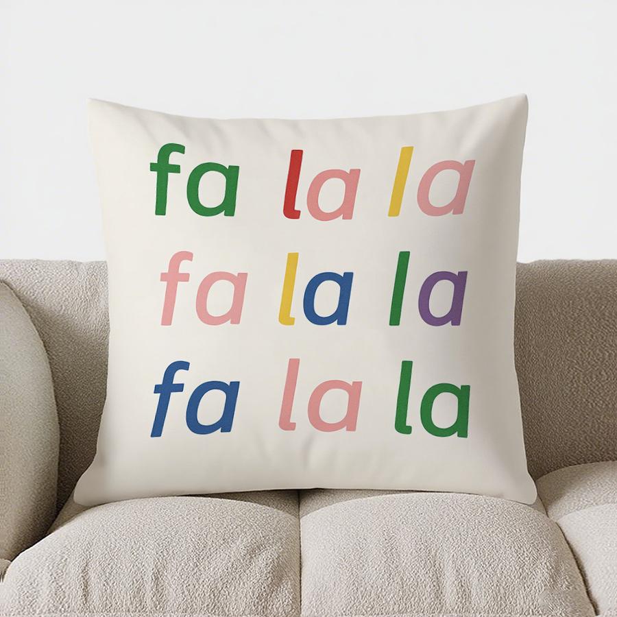 Home Decor Christmas Nutcracker & Fairy Pillow Cover Pattern Cushion Cover Suitable For Sofa Bedroom Car Pillow Cover