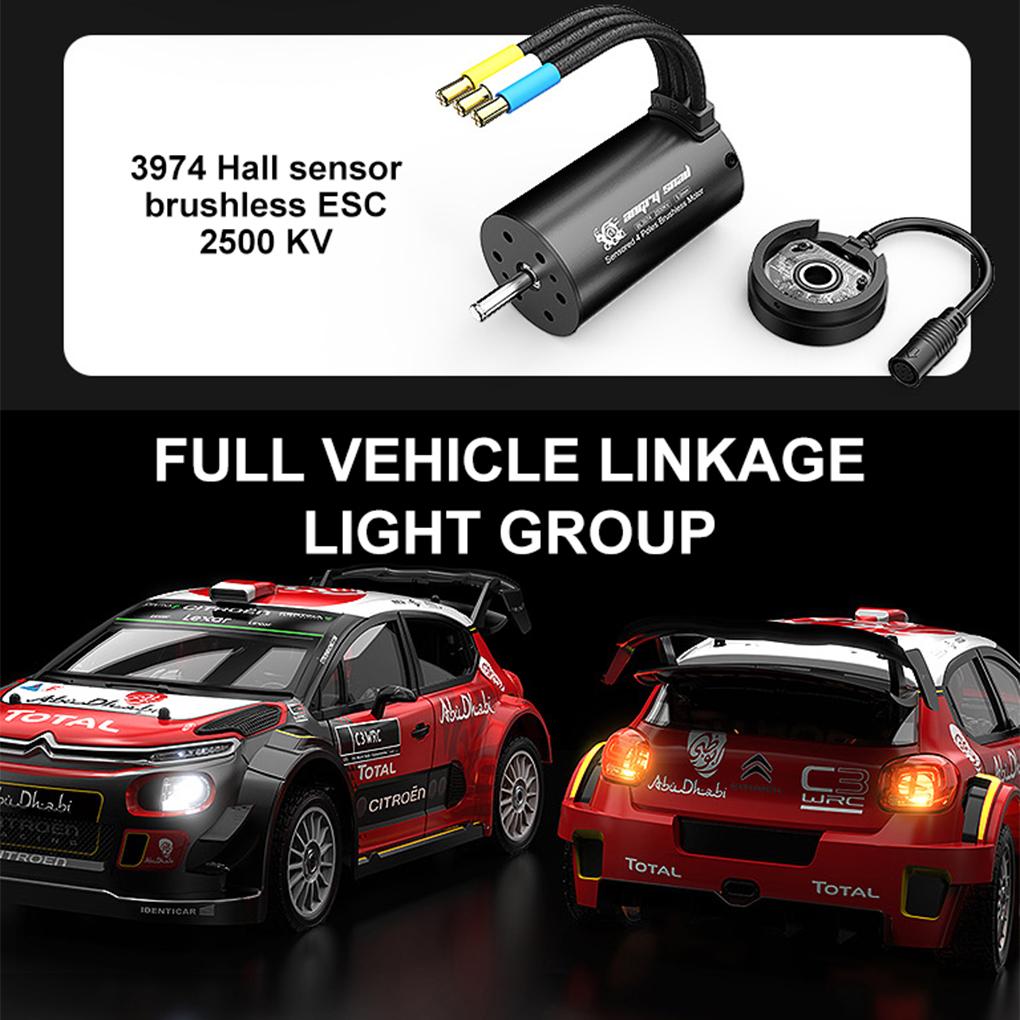 New MJX HYPER GO 1:7 7303 Racing Car 3974 Brushless Motor 60M/H High-Speed Off-Road Drifting Toy RC Car Toys for Adult Childen