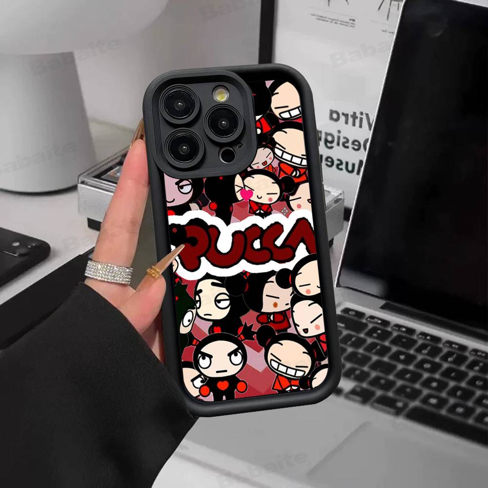 

Phone Case Popular Artifact P-Pucca For Samsung Galaxy A17 A07 A06 A26 A16 A06 A35 A55 A25 A05s A15 A54 A34 A36 Soft Back Cover Samsung A32 4G