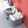 Storage Basket with Handle Large Capacity Hollow Design Portable Shower Caddy Tote Organizer