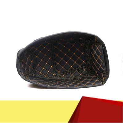 Motorrad PU-Leder Heckkoffer Ladeflächenschutz Motorrad Sitzschale Polster für Yamaha NMAX 155-M53K