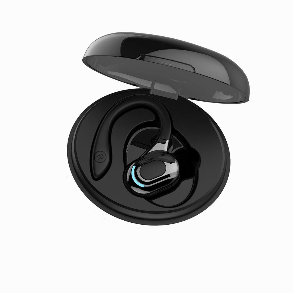F8 Bluetooth Earphones: Wireless Mini In-Ear, Over-Ear, Stereo for Running and Music.