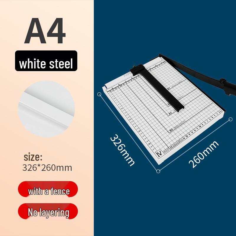 A4 Guillotine Paper Cutter and Trimmer for Office and Photos