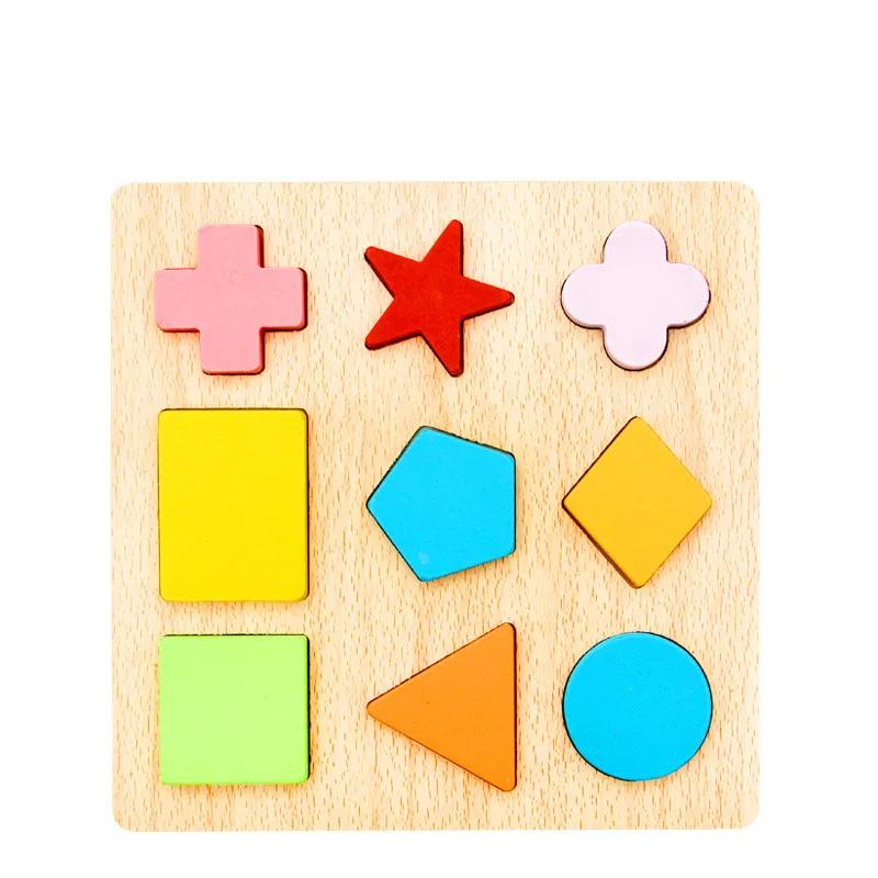 

Wooden Puzzle Montessori Toys for Baby 1 2 3 Years Old Kids Alphabet Number Shape Matching Games Children Early Educational Toys