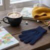 1 Paar Dehnbare Baby-Strickhandschuhe Bequemes Strickgewebe Weiche Thermische Winter-Handbekleidung Für Kinder 4+8T