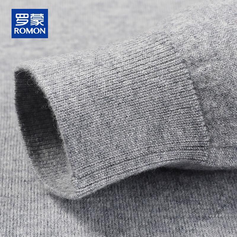ROMON Men's Thick 100% Cashmere V-Neck Pullover Sweater