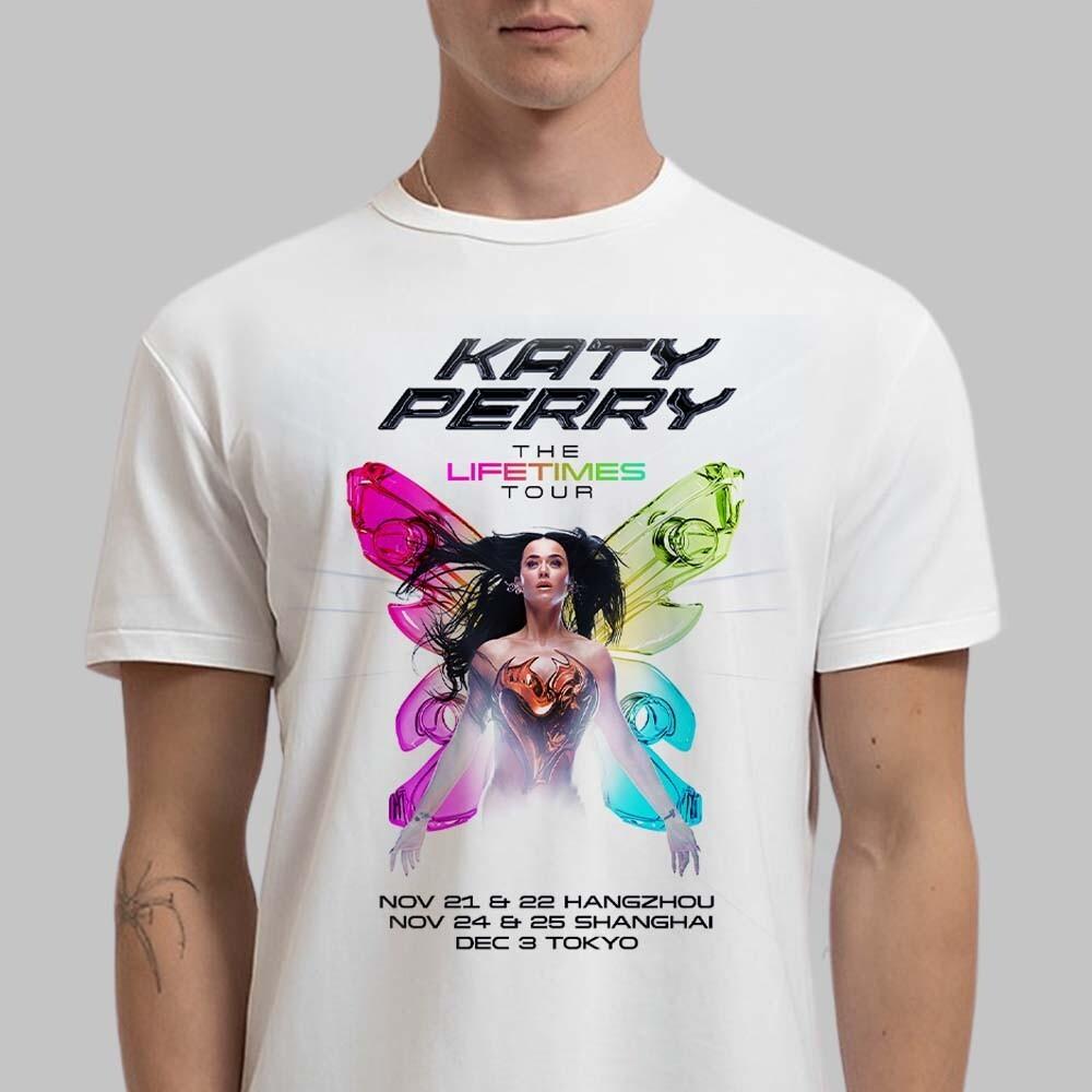 Katy Perry The Lifetimes Tour 2026 Asia Tour Dates Unisex T-Shirt All Size S-4XL XXXL