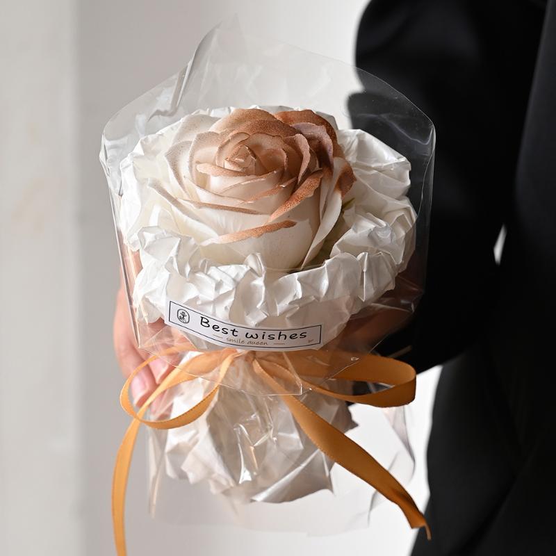 Soap Flower Rose Bouquet Artificial Flower For Christmas Wedding Birthday Party Valentine'S Day Diy Gift Home Decoration