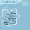 Teachers Gift for Women Men, Puzzle-Shaped Acrylic Plaque Teachers Gifts, Gifts for Teacher Christmas Gifts