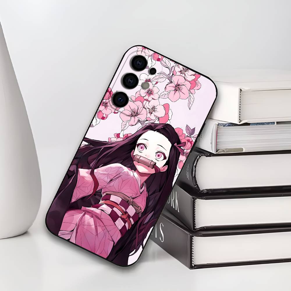N-Nezuko K-Kamado Phone Case For Samsung S25,S24,S21,S22,S23,S30,Ultra,S20,Plus,Fe,Lite,Soft Black Cover