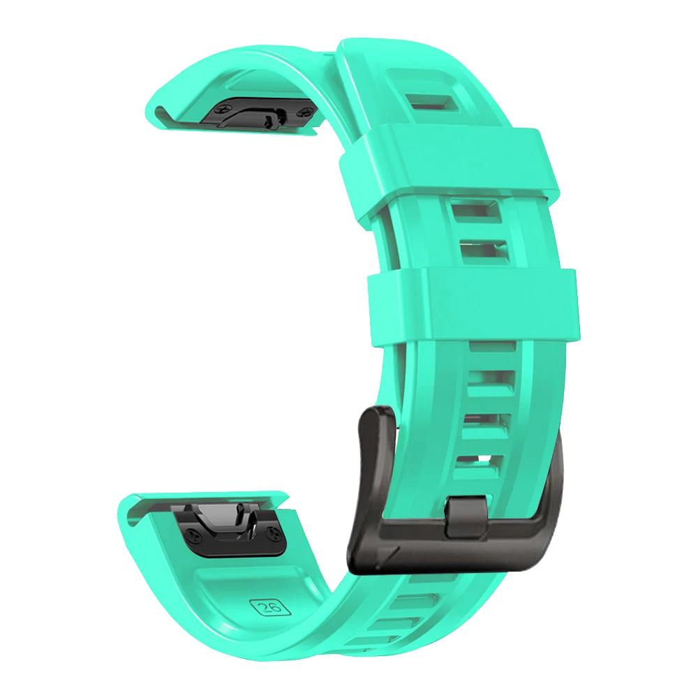 22/26mm Qucik-release Silicone Watch Strap for Garmin Fenix5 Plus/Fenix6 Pro/Fenix7 Offical Silicone Strap In 22/26mm Sizes