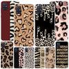 Leopard Print Phone Case For Samsung Galaxy A52 A32 A22 A12 A51 A31 A50S A30S A20S A10S Note 20 Ultra 10 Plus S10 A72 A71 Galaxy