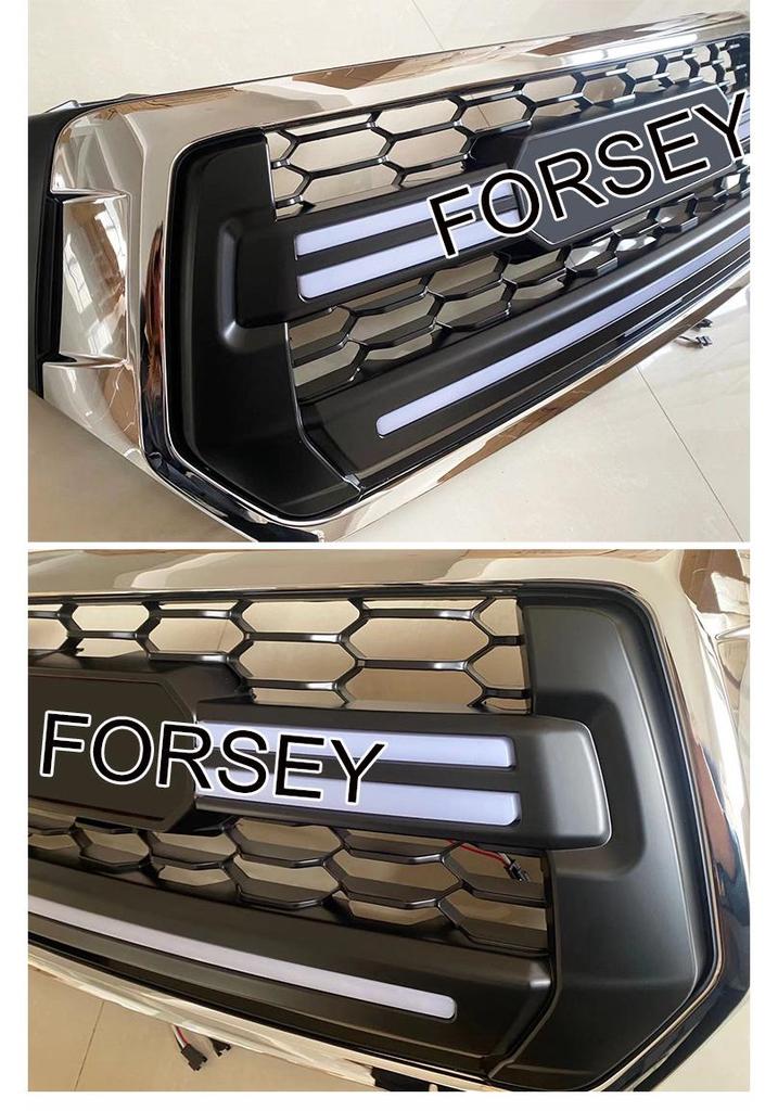 Hilux Revo Rocco 2018+ Front Bumper Grille with Lights