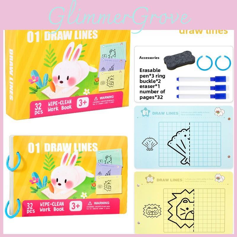 Childrens Drawing Water Book With Pen Control Training For Early Education