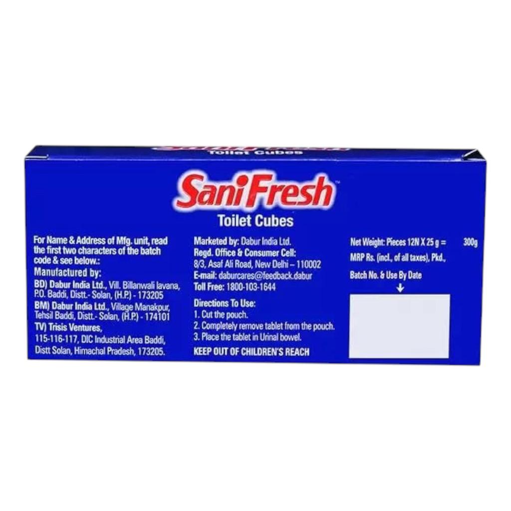 Sanifresh Advanced Toilet Cleaning Cubes 50X Power Long Lasting Freshness 300g