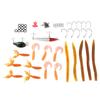 67PCS Fishing Lures Kit Bait Tackle Kit with Hard and Soft Bait Jigs Fishing Hooks for Freshwater and Saltwater