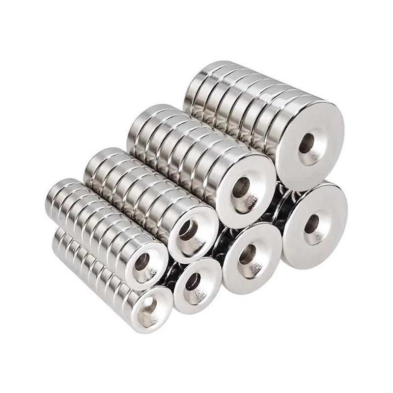 

Сильний неодимовий рідкоземельний круглий потайний магніт (D8-D50) 18x5 Countersunk Hole 4mm