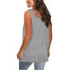 Women's Fashion Summer Sleeveless Solid Color Casual Sexy Thin Cami Tank Top