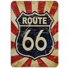 Vintage USA Route  Metal Tin Signs Wall Art Posters  Aluminum Plaque Sign for Garage Cafe Living Room Club Bar Decoration