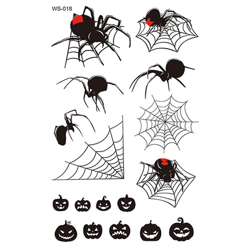 1-100PCS Waterproof Scary Tattoos Halloween Realistic Scar Wounds SFX Body Art Temporary Fake Blood Horror Party Makeup