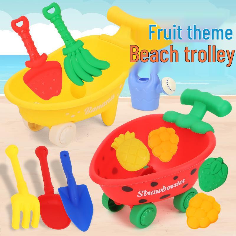 

Children s Outdoor Beach Sand & Water Play Set with Shovel, Rake, and Bucket