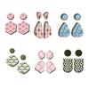 Clay Earring Cutter Various Patterns Embossing Mold Printing on Clay Professional Ceramic Craft DIY Making Accessories Polymer Clay