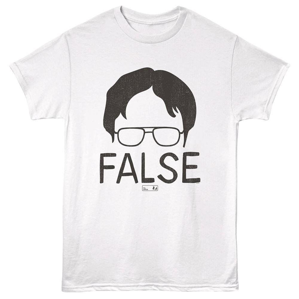 The Office TV Show Sign Dwight Schrute FALSE Men s T Shirt XXXXL