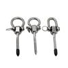 Stainless Steel Heavy Duty Swing Hooks for Porch Hammock, Punching Bag, or Yoga Chair.