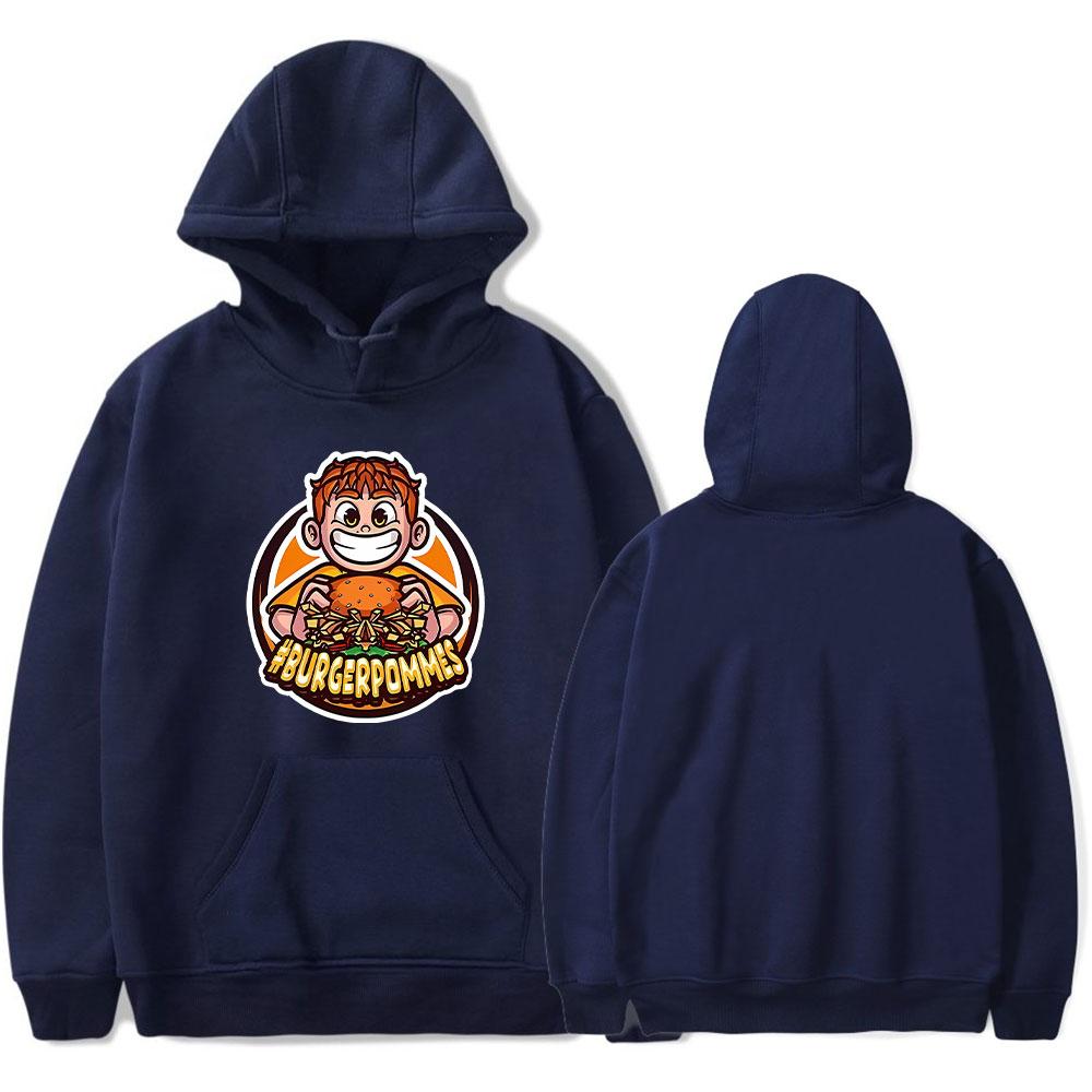 6 Farben Mode Burgerpommes ICrimax Print Kleidung Streetwear Frauen Männer Hoodies Sweatshirt Mode Mit Kapuze Langarm Pullover Tops