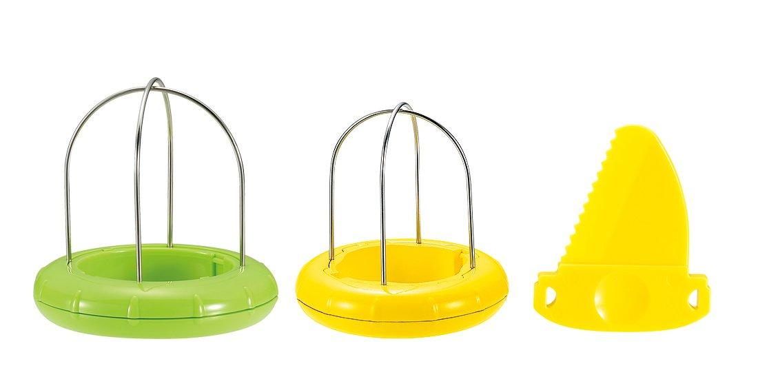 Shimomura Kougyou Full Veggie Kiwi Cutter Mini Made in Niigata Green (Japanese-made) & FV-628, Tsubame-Sanjo, Prefecture, зелёный