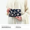Marimekko Mini Unikko Kaika Size Cotton X Dark Blue Pouch, Women's, 52_1_52209470529,