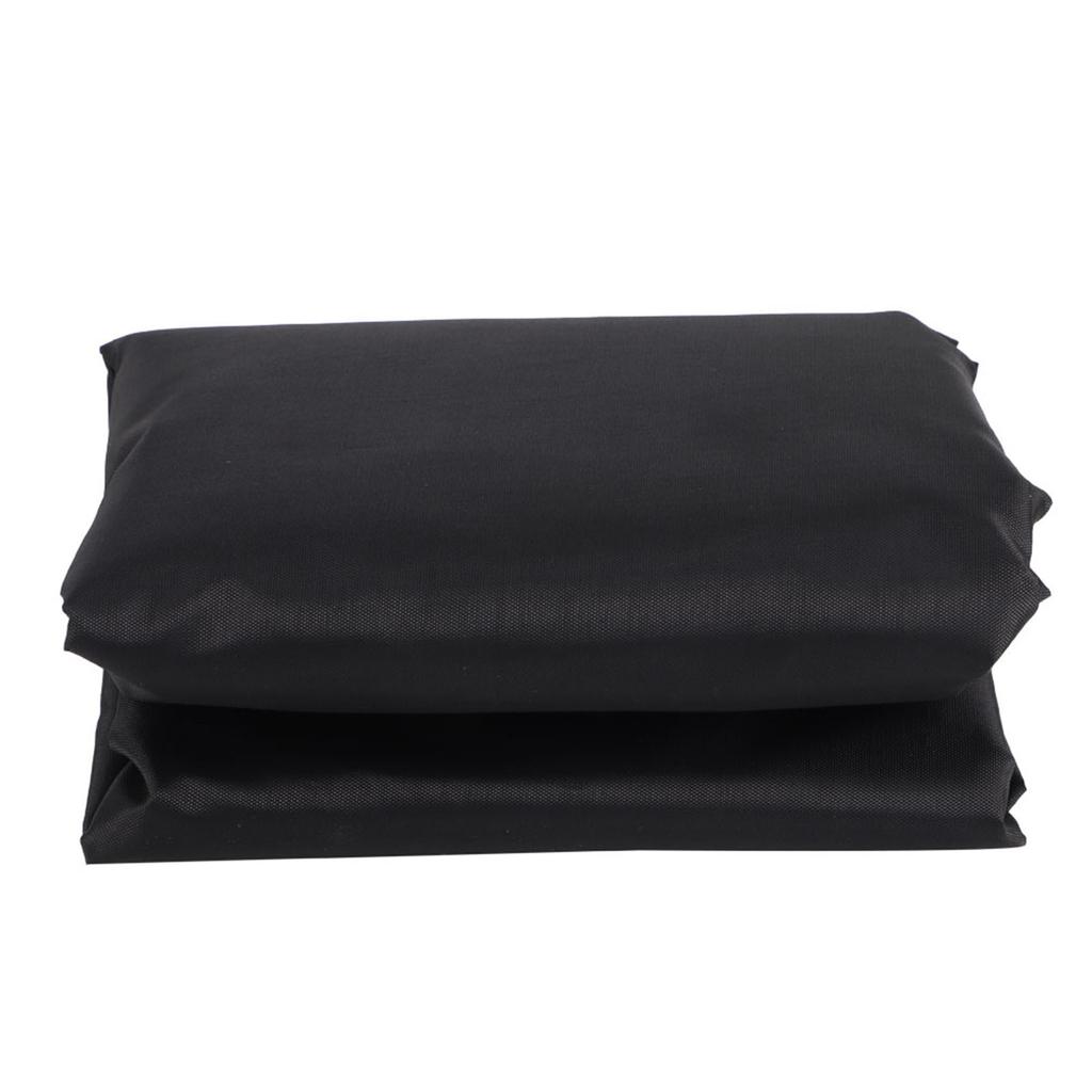 Black Portable Folding Bed Cover Furniture Dust Proof Protective Cover for Indoor Outdoor Use