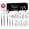 Stainless Steel 30-Piece Tableware Steak Knife, Fork and Spoon 5 Main Pieces Tableware Suit