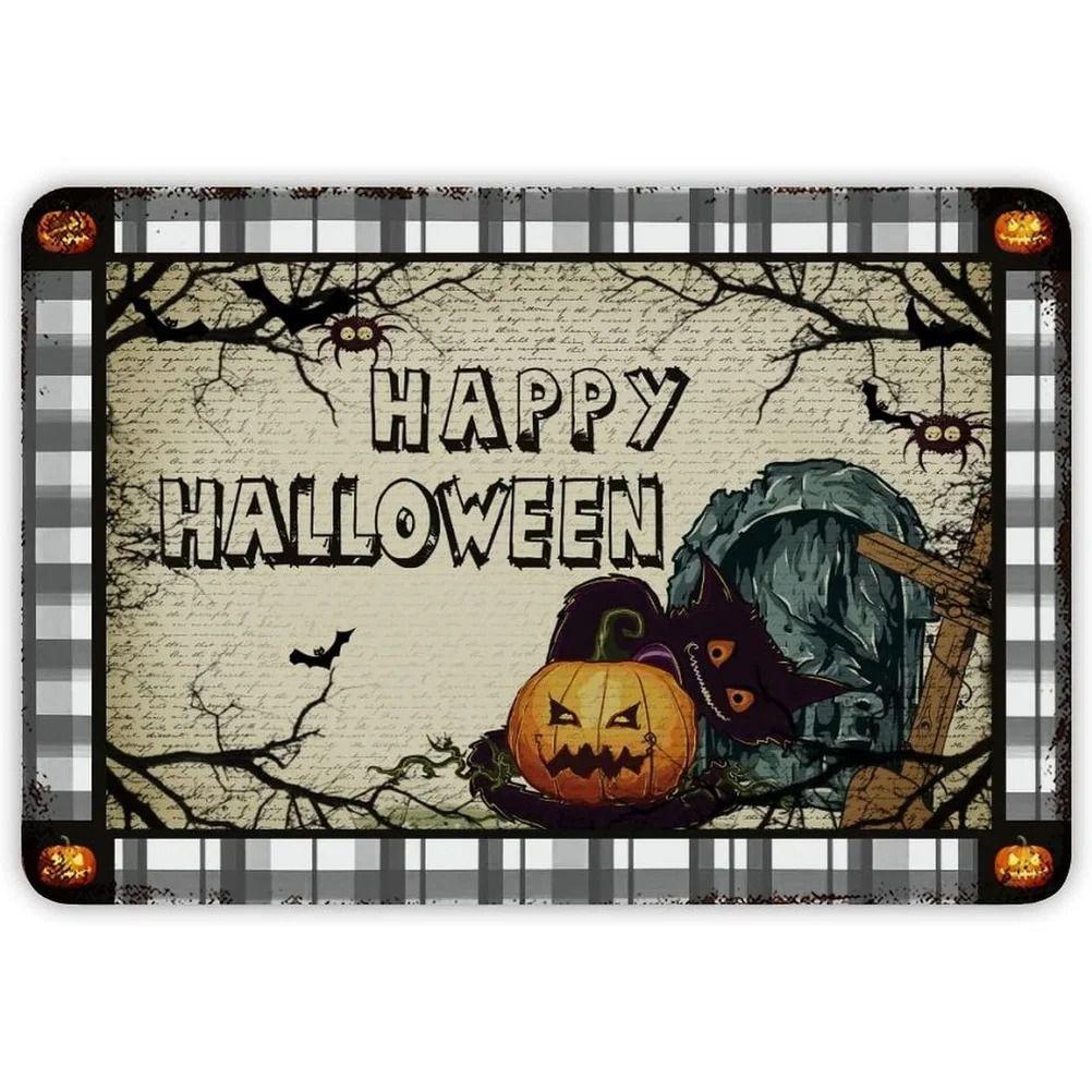 Halloween Pet Costume Metal Tin Sign Party Home Decor