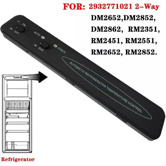 2-vägs Kontrollpanel Kretskortssats 2932771021 för Dometic Husbils Kylskåp Del DM2652, DM2852, DM2862 Tillbehör