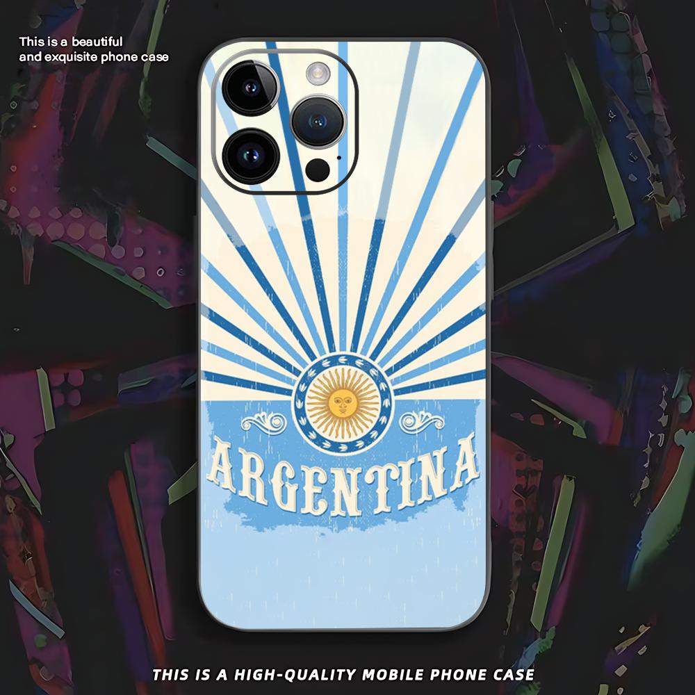 Uruguay flag ins Phone Case For iPhone 16 16e 15 14 13 12 11 XS XR Plus Mini Pro Max Soft black Shockproof Cover