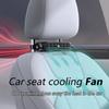 Car Headrest Neck Seat Mini Fan Cooling High Wind Power USB Air Aan 3 Speed Adjustable Wireless Car Back Summer Car Accessories