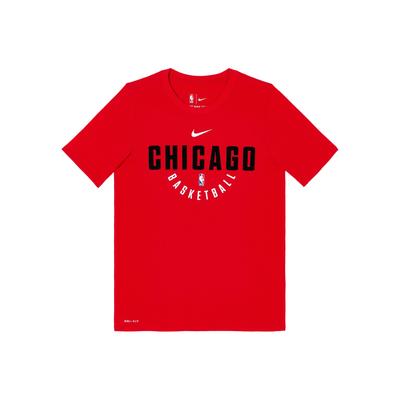 Camiseta Dri-Fit Chicago Bulls Moda Confortável Manga Curta Infantil Tops 3Z2B711R1-BUL