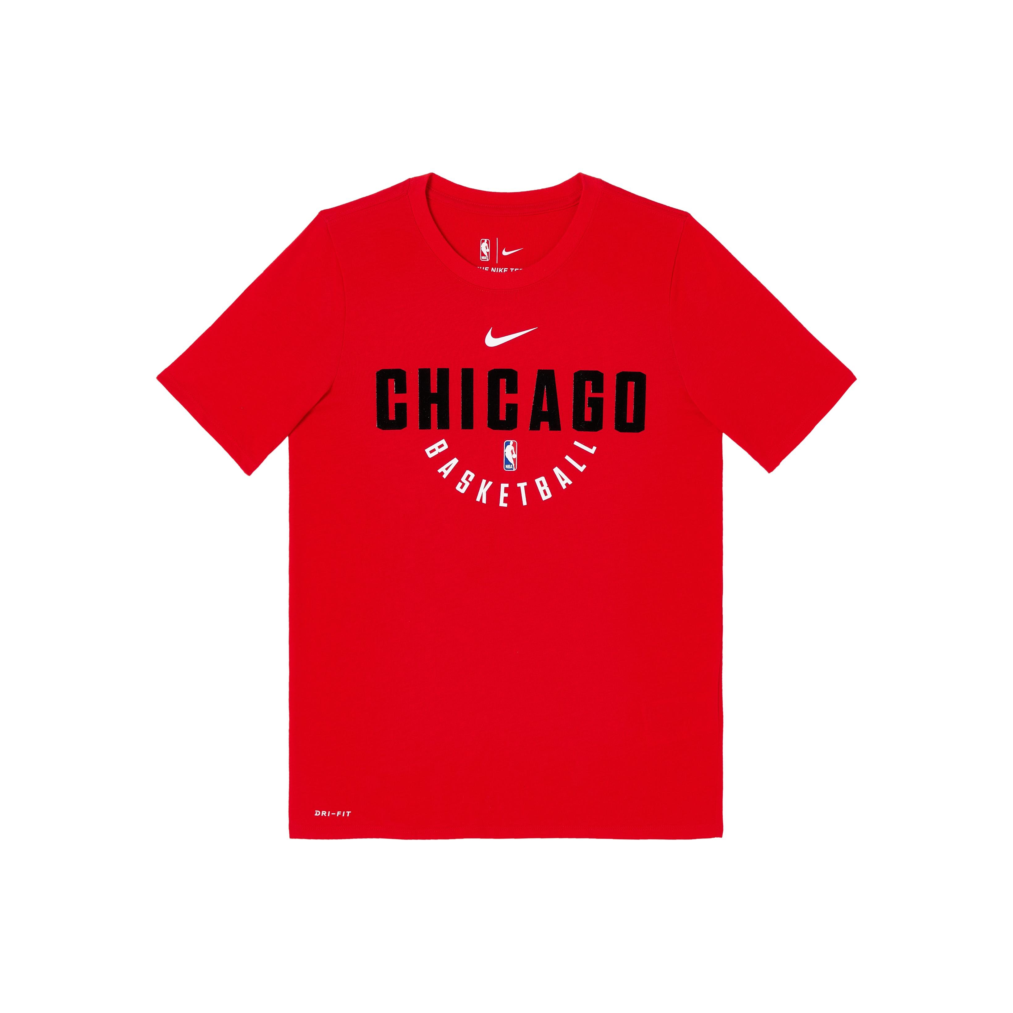 

Nike Dri-Fit T-Shirt Chicago Bulls Fashion Comfortable Short Sleeve Kids Tops 3Z2B711R1-BUL S