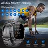 2025 New Outdoor Sports Fitness Smartwatch For Men 1.96 Inch Screen Bluetooth Calling Waterproof Watches Blood Oxygen Reloj Hombre