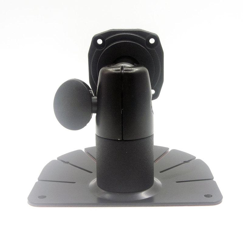 ANSHILONG Standard Dashboard Mirror Dash Cam Mount Bracket Arm for Car Monitor DVR with 3 x 3 cm Screw Spacing Pad