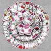 Sanrio Hello Kitty Waterproof Stickers: 100 Cute Decorative Sheets for Thermos Cups