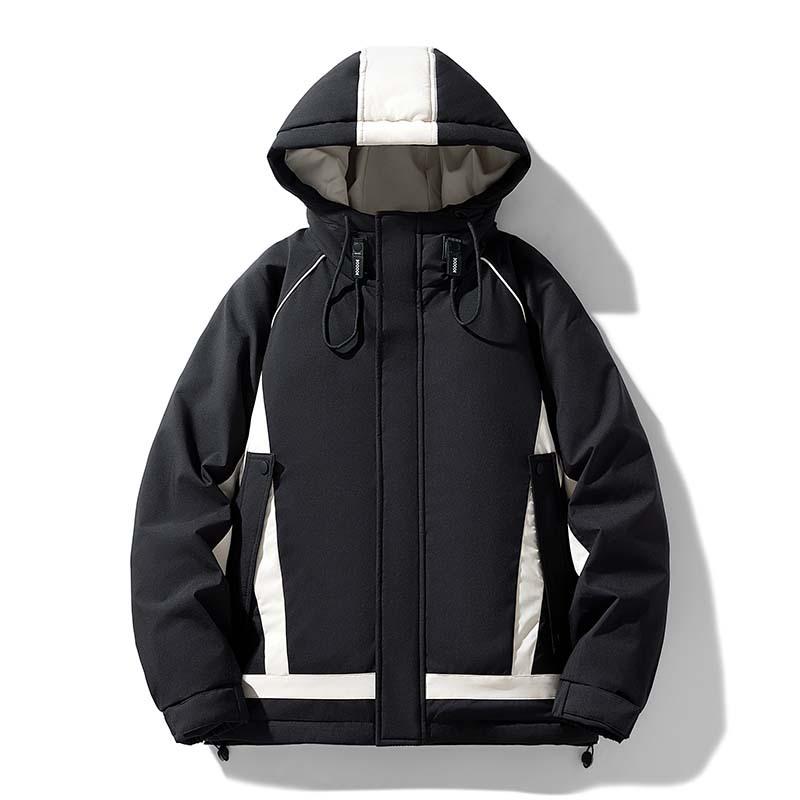 

Down jacket men s winter new couple trend loose and comfortable trendy men s fashion teen hooded jacket M