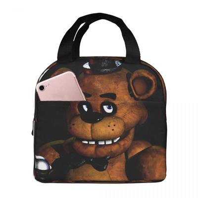 FNAF At Freddys Isolierte Lunchtasche Aufbewahrung Lebensmittelbox Auslaufsicher Thermokühlbox Lunchbox Für die Arbeit
