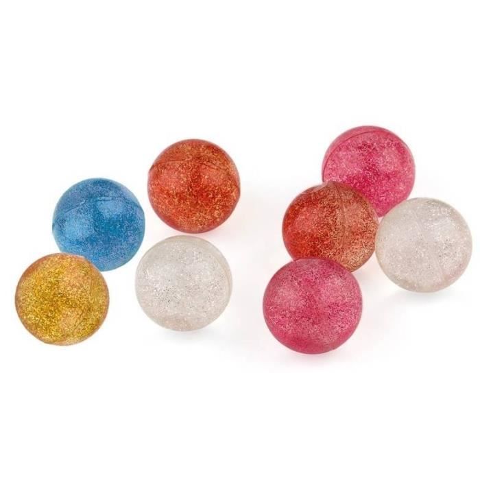P'TIT Clown re23471 - Lot de 4 mini balles rebondissantes