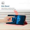 HT05 For Realme 12 4G/12+ 5G Wallet Case PU Leather Stand Phone Cover Lines Imprinted