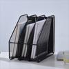 Stationery Organizer Metal File Rack Wire Mesh File Storage Box  Office Supplies