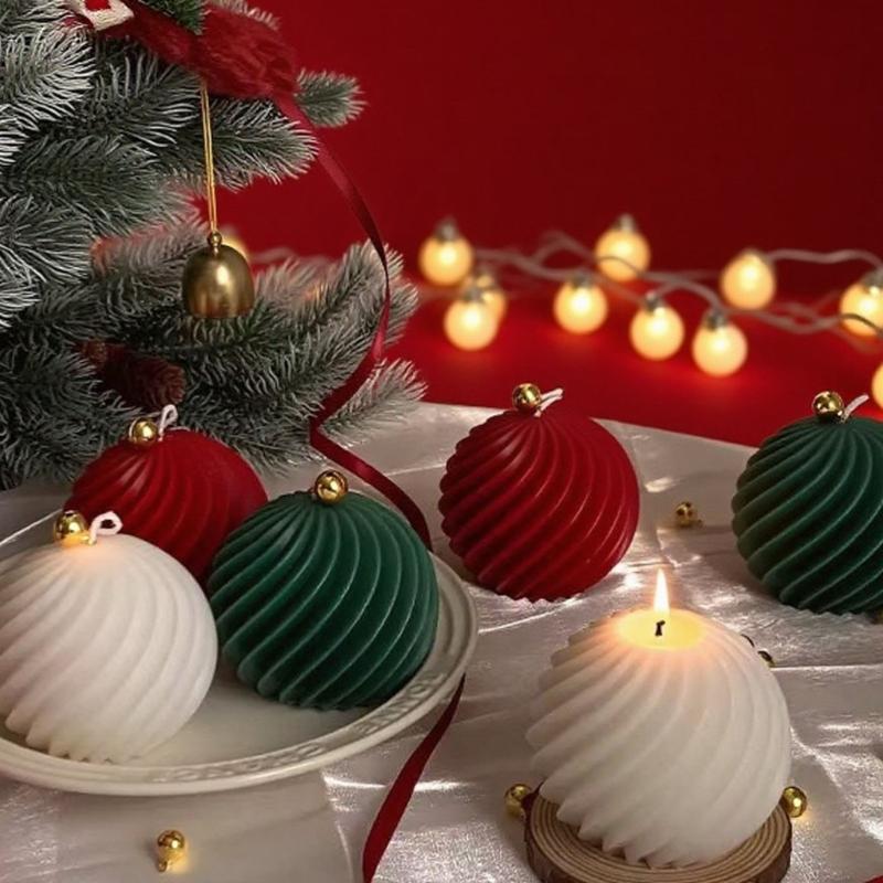 Geometrics Sphere Candle Making Mould Heat Resistant Silicone for Artistics Candle and Decoration