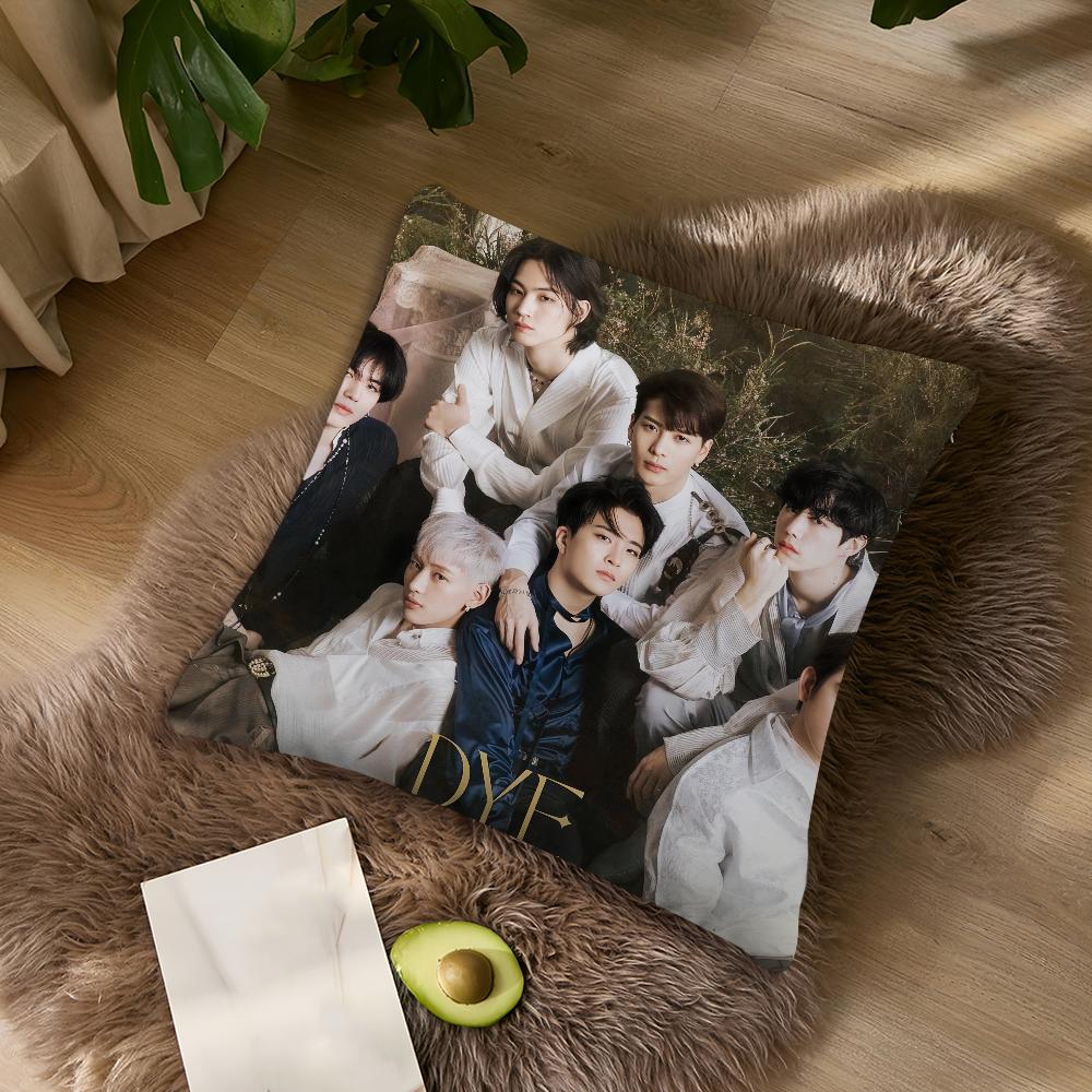 Boy Group G-GOT7-ES Band KPOP Cushion Cover Living Room Headboard Office Cushion Bedroom Cushion Sofa Nap Time Pillow Case