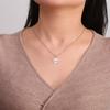 Blue Evil Eye Pendant Necklace for Women Fashion Couple Gifts Eyes Charms Choker Stainless Steel Jewelry Amulet Rolo Chain